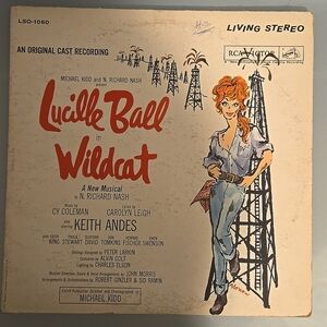 Lucille Ball In Wildcat Original Cast Recording Vinyl Record LP 1961